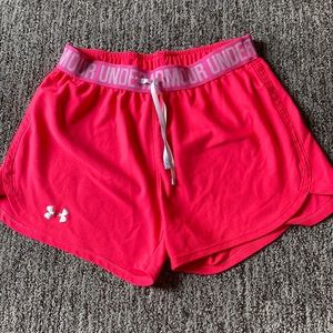 Pink under arm shorts